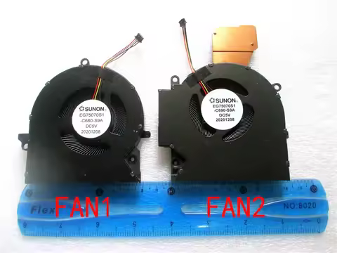 CPU GPU cooling Fan for HP OMEN 16-B TPN-Q265 M75483-001 M57160-001 EG75070S1-C690-S9A EG75070S1-C68