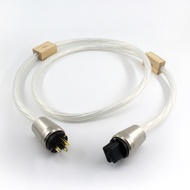 Elwood0 Nordost Odin 2 AC Cord 7 Cores Sier-Plated 14AWG EU/US C15/C19 20A Plug Audio Power Cable Wi