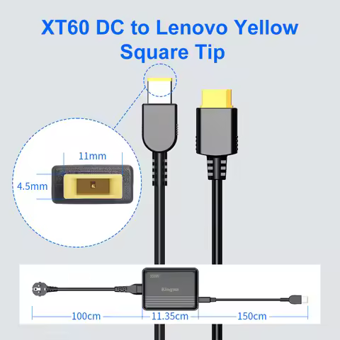 400W GaN Charger for Lenovo Legion Pro 7i 9i Gen 10 RTX 5090 5080 Laptop XT60 20V 20A Adapter for Y9