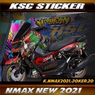 Decal Stiker Fulldy Motor Yamaha Nmax 2020/2021/2022/2023 Dekal Nmax