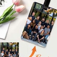 1pc Customized Photo Luggage Tag Personalized Heat Transfer Photo Label Custom Travel Tag Suitcases 