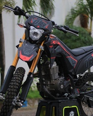 decal sticker crf 150 L fullbody hitam merah doff keren free reques