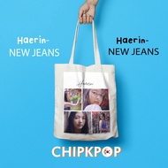 [SET PACKAGE] [HAERIN] I TOTEBAG HAERIN NEWJEANS I TOTEBAG HAERIN NEWJEANS I TAS NEW JEANS KPOP
