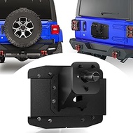 EYOUHZ Adjustable Spare Tire Carrier Compatible with 2018-2024 Jeep Wrangler JL JLU Unlimited 2/4 Do