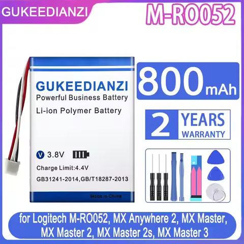 For Logitech M-RO052, MX Anywhere 2, MX Master, MX Master 2, MX Master 2s, MX Master 3, M-RO052, 800