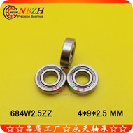 Stainless Steel Mini Open Bearing S684 684K L-940 684ZZW2.5 4 * 9 * 2.5MM SAT7