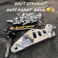 Stainless steel caliper L bolt