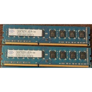 Nanya 4GB DDR3 1600MHz CL11 2Rx8 240-P UDIMM Desktop PC RAM (PC3-12800U-11-10-B0 NT4GC64B8HG0NF-DI)