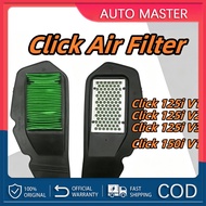 HONDA Click Air Filter Comp Air Cleaner Element Comp High Air Flow Click 125i v1 v2 v3 & 150i V1