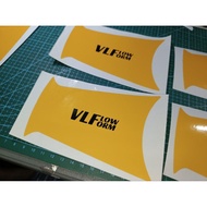 VLF SO2 18" size Rim Sticker