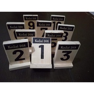 Wooden Table Numbers, cafe Numbers, Restaurant Numbers, Table Number Signs