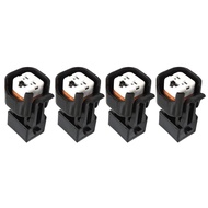 4pcs Fuel Injector Adapter Connector Fit For USCAR EV1 To EV6 & EV14 LS1 LS2 LS3