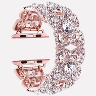 Diamond Metal Watch Band for Apple Watch Band apple watch 38mm 40mm 42mm 44mm 41mm 45mm 49mm，Suitabl