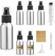 Pack of 5 Spray Bottles, 50 ml Aluminium Alloy Spray Bottle, Small Empty Spray Bottles for Filling, 