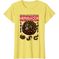 Men's cotton T-shirt Uzumaki Centipede Spirals T-Shirt 4XL , 5XL , 6XL