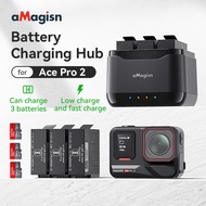 aMagisn  Ace Pro2 Compatible with Insta360 Ace Pro2 Battery Charging Dock Battery Storage Case Acces