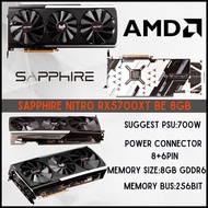 USED BUDGET AMD GRAPHIC CARD --SAPPHIRE NITRO RX5700XT BE 8GB GDDR6 FOR SALE