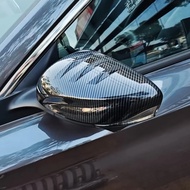 For MG MG3 MG3 Hybrid  2024 2025 ABS Carbon Rearview Mirror Frame Cover Trims Sticker Car Styling Ac