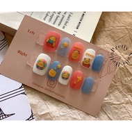Fake Nails Handmade Press on nails | Winnepooh press on nails fake nails