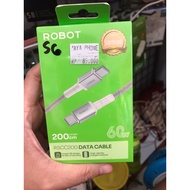 ORIGINAL ROBOT RSCC200 CHARGER Cable 2 Meters Long FAST CHARGING 60 Watt