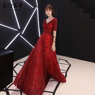 9Sbird ชุดราตรีอาหารค่ำแบบทางการของผู้หญิงสำหรับผู้หญิงแต่งงานเลื่อมหมั้นแบบบางสำหรับเจ้าสาวมี2024ยา