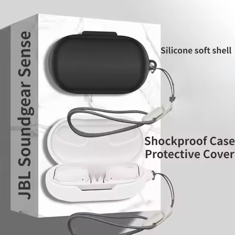 For JBL Soundgear Sense Silicone Soft Case Protective Cover Cute Lanyard JBL Endurance Peak 2/3 Shoc
