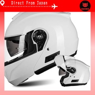 ILM Motorcycle Modular Full Face Helmet with UV Protection and Inner Visor - Asian Fit Model