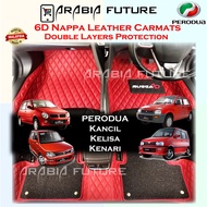 Perodua Kancil Kenari Kelisa 6D Floor mat Premium Carmats carpet kereta RUGGA6D Custom Made 850 660 