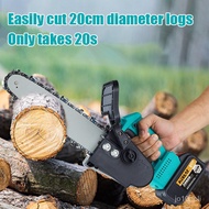 KEELAT 10"/6" Cordless Chain Saw Mini chainsaw Tree Cutter Gergaji Elektrik Electric Hand Saw Wirele