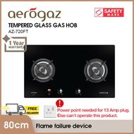 Aerogaz  AZ-720FT Tempered Glass Gas Hob with TIMER