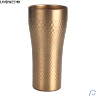 LINDW99NX Beer Cups, Double-Wall Keep Cold Cold Water Drinks Cup,  Stainless Steel Northern Europe H