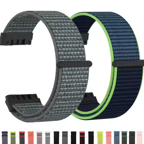 Nylon Strap for Fitbit Versa 4/Versa 3 Breathable Bracelet for Fitbit Sense 2/Sense Smartwatch Comfo