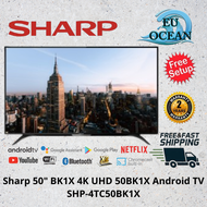 Sharp 50" BK1X 4K UHD 50BK1X Android TV SHP-4TC50BK1X