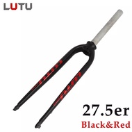 LUTU Ultralight Aluminum Alloy MTB Bike Rigid Fork 26"/27.5"/29" Hard Fork Bike Racing Disc Brake Fo
