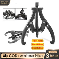3/4/6inch 75/100/150mm Gear Puller 3 Jaw Pulley Flywheel Bearing Gear Sprocket Pulley Puller Remove 