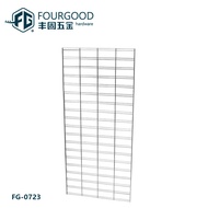 Bekalan Terus Kilang Pasaraya Gantung Rak Paparan Jaring Barang Kemas Snek Rak Grid Besi Wire Mesh R