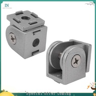 【bairddoro】2 Pcs Aluminum Alloy Pivot Joint for Aluminum Extrusion Profile 2020 Series Flexible Pivo