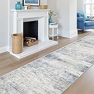 Kitchen Runner Rugs Non Skid Washable - 2.5 x 10 Runner Rug with Anti Slip Backing, Ultra-Thin Soft 