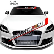 {DKJHGFED} 1Pcs Tommi Makinen Edition RALLI ART Sport Car Front Windshield Sticker Sports Racing Dec