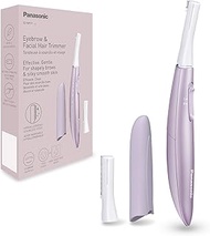 Panasonic Eyebrow and Facial Hair Trimmer for Women, Eyebrow Shaper, Flexible Head, Hypoallergenic S