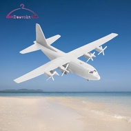 [deevoka] Snap Together Mini Aircraft Model C130 Transporter 1/144 Scale Airplane Toy for Model Plan
