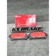 Brembo Lexus RS 350 GS Twin Pot Front Brake Pad (Red)