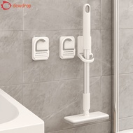 DEWDROP​ 3Pcs Mop Hanger, Space Saving Self-adhesive Broom Holder, Durable Waterproof Plastic Wall M