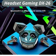 DX26 Wireless Bluetooth Earphone Gamer Headphone Sport Low Latency TWS Headset With Mic Earbuds