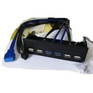 NECXG光驅位USB2.0面板檔板線5.25寸19PIN轉USB3.0 TYPE-C 3.1