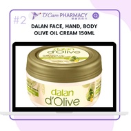 Dalan d'Olive Pure Olive Oil Face, Hand & Body Cream 150ml
