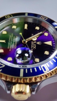 行貨 Rolex 16613 紫面 purple 証 盒 紅綠牌齊