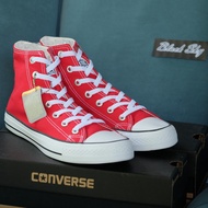 Converse All Star (Classic) ox - Red Hi รุ่นฮิต สีแดง หุ้มข้อ รองเท้าผ้าใบ คอนเวิร์ส ได้ทั้งชายหญิง แดง EU:41