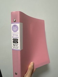 amifa 日本文具 文房具 A5 binder rement配件 粉紅色binder 透明卡套
