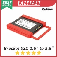 Bracket Mounting Rubber SSD HDD 2.5 Inch to 3.5 Inch PC CPU Casing Docking Bracket Hard Disk Hard Di